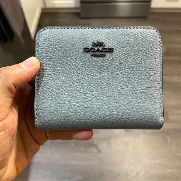 Coach Wallet Small Grey Coach Wallet Gray, New